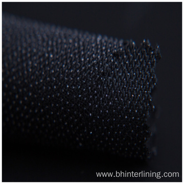 Bonded to cotton fabric adhesive woven interlining